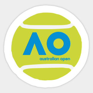 Australian Open Tennis Ball II Sticker